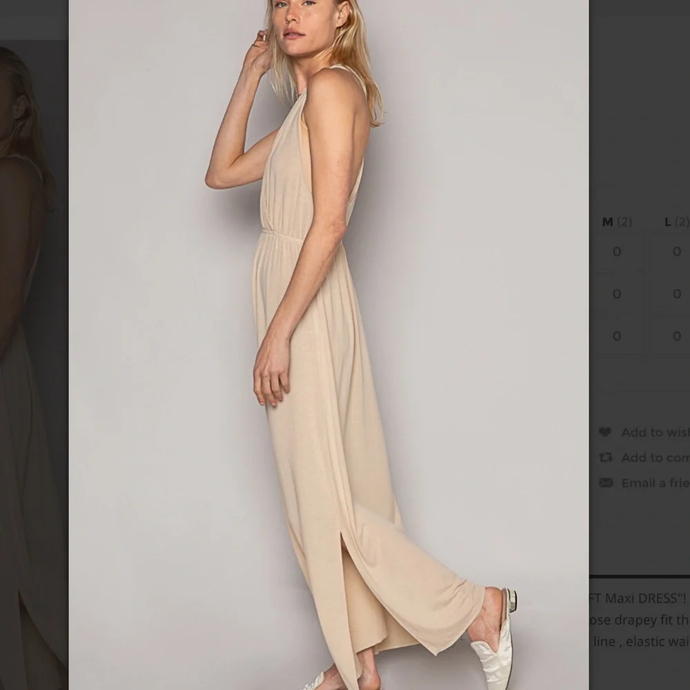 POL “ South Padre 3 “ POL Never Better Felt Soft Fabric Maxi Dress 10_2